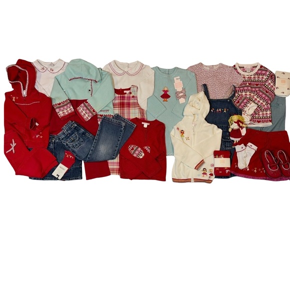 Janie and Jack Skating Angel Denim Mini Skirt 5T - Picture 4 of 4